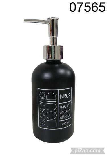 Imagen de DISPENSER JABON LIQUIDO NEGRO 500CC 4.26